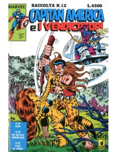RACCOLTA CAPITAN AMERICA E I VENDICATORI 12
