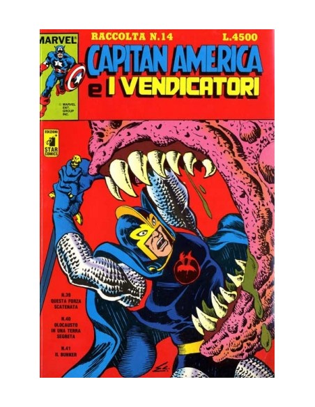RACCOLTA CAPITAN AMERICA E I VENDICATORI 14
