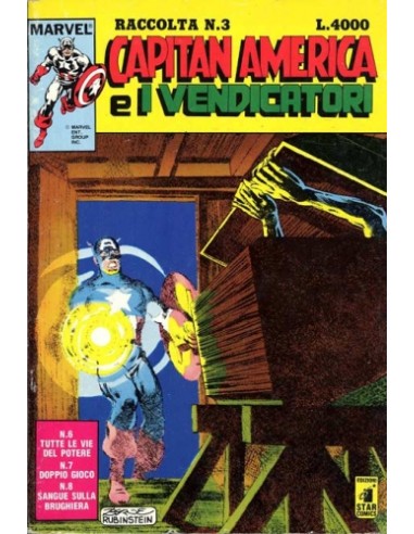 RACCOLTA CAPITAN AMERICA E I VENDICATORI 3