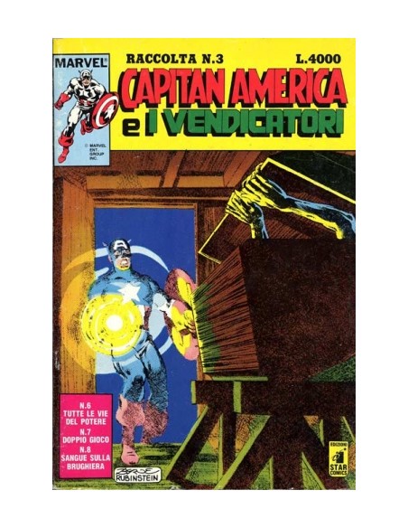 RACCOLTA CAPITAN AMERICA E I VENDICATORI 3