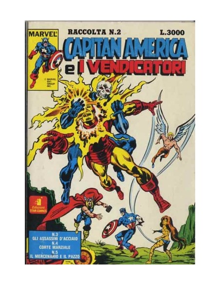 RACCOLTA CAPITAN AMERICA E I VENDICATORI 2