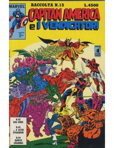 RACCOLTA CAPITAN AMERICA E I VENDICATORI 15