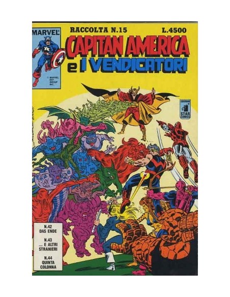 RACCOLTA CAPITAN AMERICA E I VENDICATORI 15
