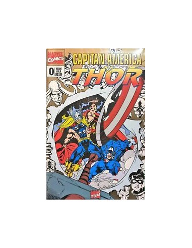 CAPITAN AMERICA & THOR VERSIONE GOLD 0