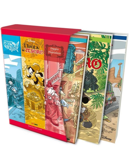 COFANETTO COMPLETO TURCONI-RADICE - (contiene ON THE ROAD, ORGOGLIO E PREGIUDIZIO, L`ISOLA DEL TESORO) - DISNEY DELUXE 33