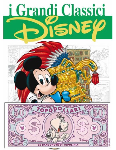 I GRANDI CLASSICI DISNEY 74 BANCONOTA ETA BETA