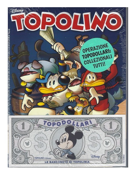 TOPOLINO 3456 BANCONOTA TOPOLINO