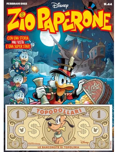 ZIO PAPERONE 44 BANCONOTA PLUTO