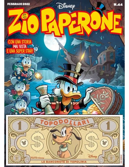 ZIO PAPERONE 44 BANCONOTA PLUTO