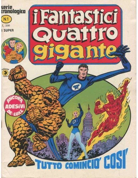 I FANTASTICI QUATTRO GIGANTE 1