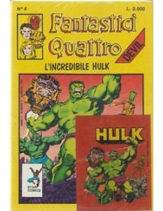 FANTASTICI QUATTRO 4 - CON ADESIVI