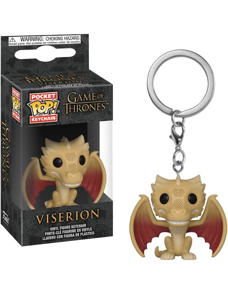 GAME OF THRONES VISERION KEYCHAIN - POCKET POP