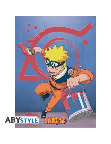NARUTO NARUTO & KONOHA EMBLEM POSTER