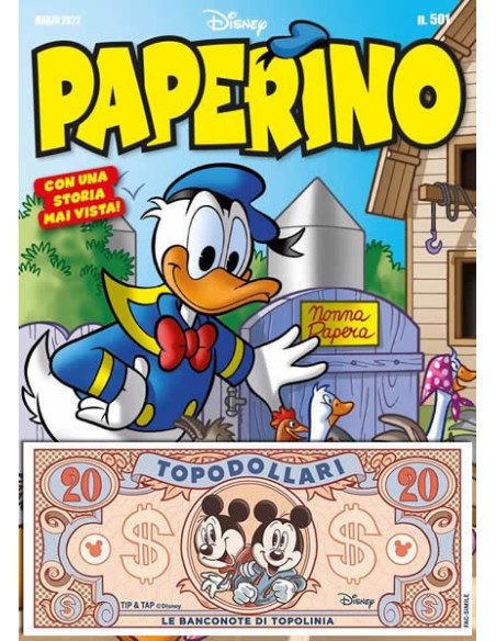 PAPERINO 501 BANCONOTA TIP & TAP