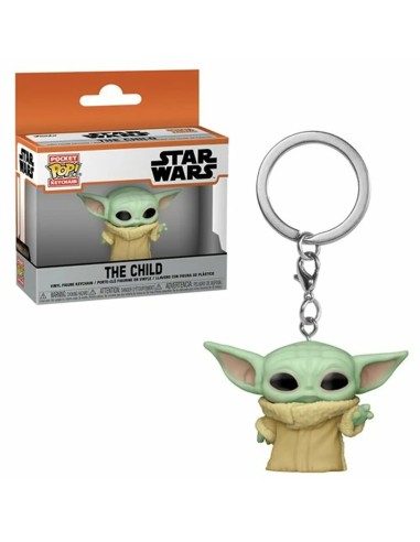 STAR WARS MANDALORIAN CHILD/HOVER POCKET POP KEYCHAIN