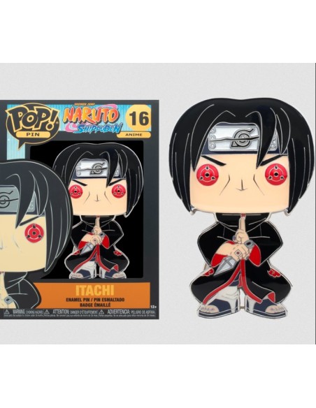 NARUTO SHIPPUDEN ITACHI ENAMEL PIN 10 CM. - POP 16