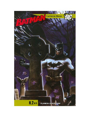 BATMAN CAPPUCCIO ROSSO 2
