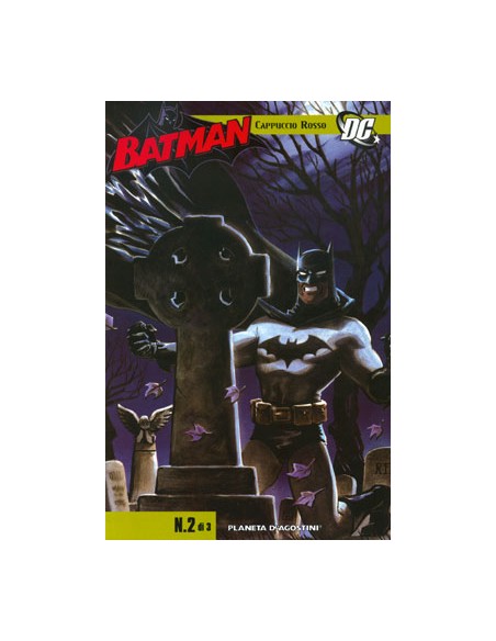 BATMAN CAPPUCCIO ROSSO 2