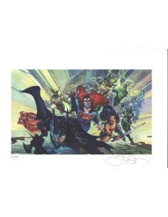 SIMONE BIANCHI LITOGRAFIA JLA