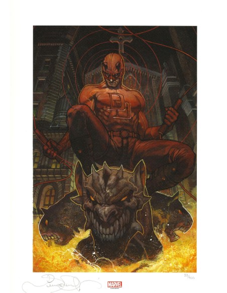 SIMONE BIANCHI LITOGRAFIA DAREDEVIL