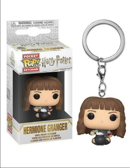 HARRY POTTER  KEYCHAIN HERMIONE W/ POTIONS - POCKET POP