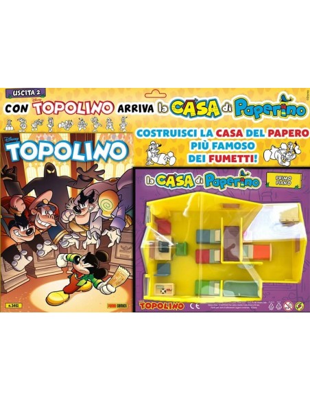 TOPOLINO 3461 + GADGET CASA DI PAPERINO PRIMO PIANO (2° USCITA)
