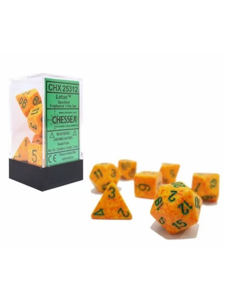 BOX 7 DADI SPECKLED LOTUS