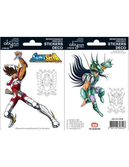 SAIN SEIYA I CAVALIERI DELLO ZODIACO SET STICKERS