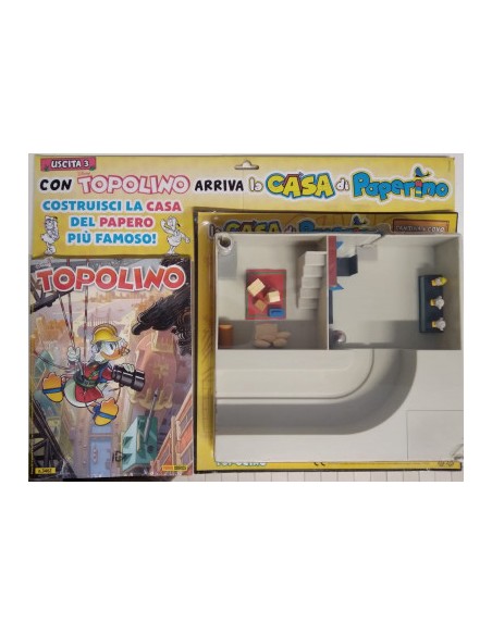 TOPOLINO 3462 GADGET CASA DI PAPERINO PIANO INTERRATO CON COVO DI PAPERINIK  (3° USCITA)