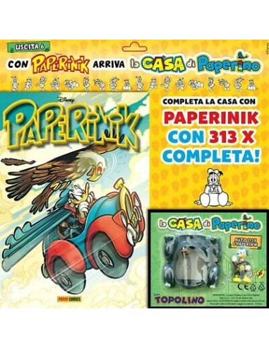 PAPERINIK 64 + GADGET CASA DI PAPERINO PAPERINIK E 313X COMPLETA (6° USCITA - PAPERINIK APPGRADE