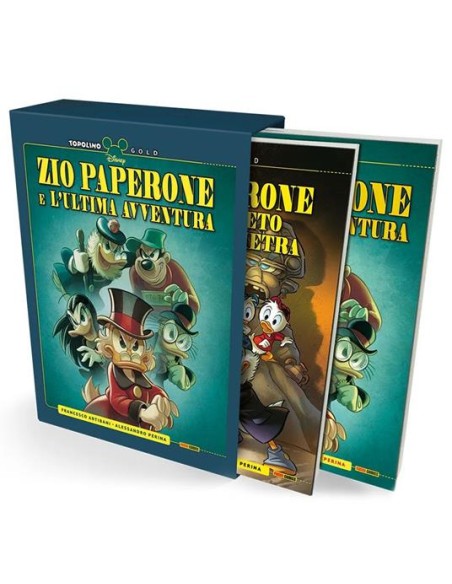 COFANETTO PIENO ZIO PAPERONE E L`ULTIMA AVVENTURA  + ZIO PAPERONE E IL SEGRETO DI CUORDIPIETRA