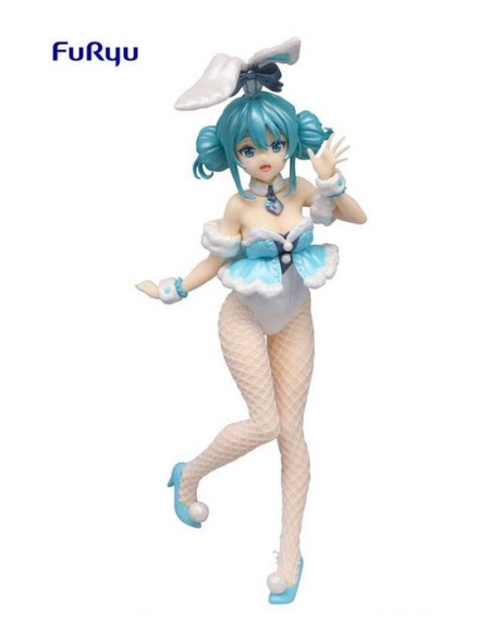 HATSUNE MIKU BICUTE WHITE RABBIT PEARL COL FIGURE