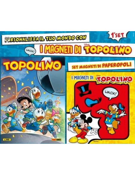TOPOLINO 3469 + I MAGNETI DI TOPOLINO (SET PAPERINO)