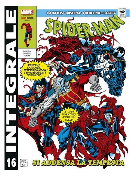 MARVEL INTEGRALE SPIDER-MAN DI J.M. DEMATTEIS 16 (di 50)