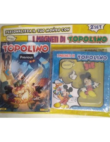TOPOLINO 3471 + I MAGNETI DI TOPOLINO (SET TOPOLINO)