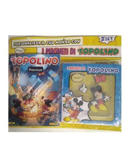 TOPOLINO 3471 + I MAGNETI DI TOPOLINO (SET TOPOLINO)
