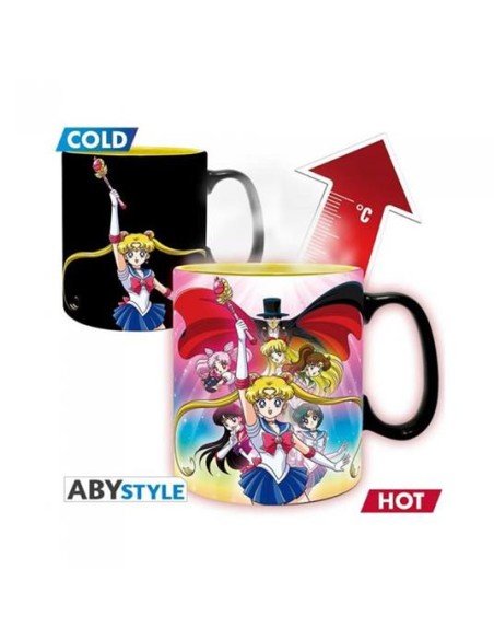 SAILOR MOON GROUP HEAT CHANGE MUG