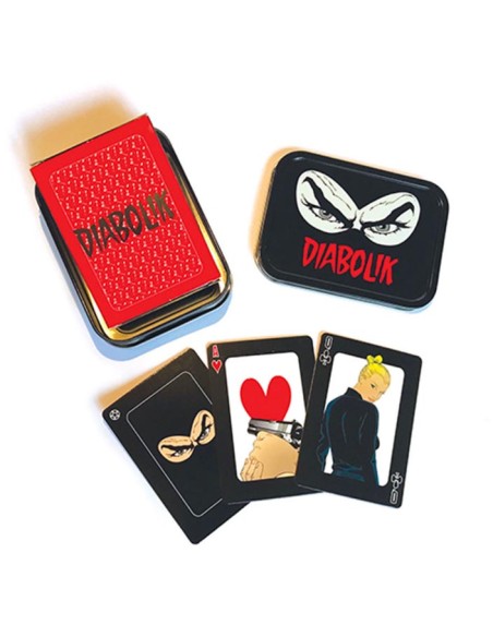 DIABOLIK CARTE  MAZZE DA GIOCO ROSSO CON BOX