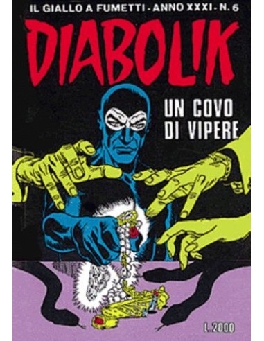 DIABOLIK ANNO XXXI 1992 6 - DIABOLIK IL GIALLO A FUMETTI INEDITO 557