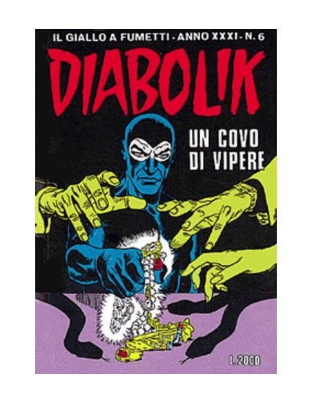 DIABOLIK ANNO XXXI 1992 6 - DIABOLIK IL GIALLO A FUMETTI INEDITO 557
