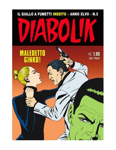 DIABOLIK ANNO XLVII 2008 5 - DIABOLIK IL GIALLO A FUMETTI INEDITO 735