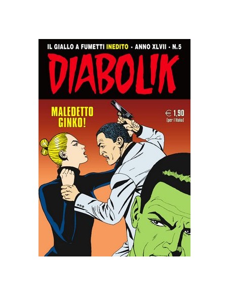 DIABOLIK ANNO XLVII 2008 5 - DIABOLIK IL GIALLO A FUMETTI INEDITO 735