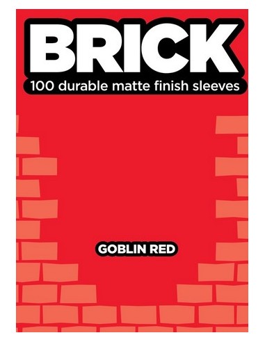 BRICK SLEEVES GOBLIN RED