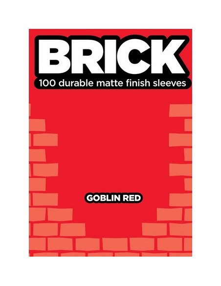 BRICK SLEEVES GOBLIN RED - 67mm x 92mm