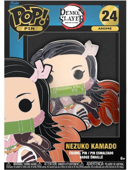 DEMON SLAYER LARGE PIN ENAMEL NEZUKO KAMADO
