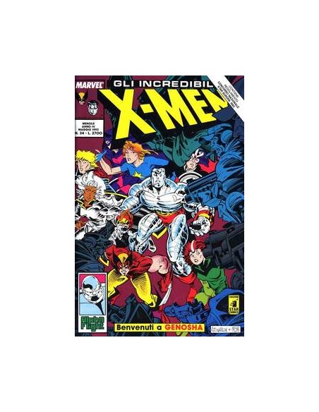 GLI INCREDIBILI X-MEN 34