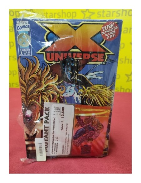 MUTANT PACK - contiene SPECIAL WOLVERINE, X-UNIVERSE 1, WOLVERINE 73