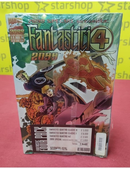 FANTASTIC FOUR PACK - contiene FARNTASTICI QUATTRO CLASSIC 0 e 1, FANTASTICI QUATTRO 142, FANTASTICI QUATTRO 2099 SPECIAL