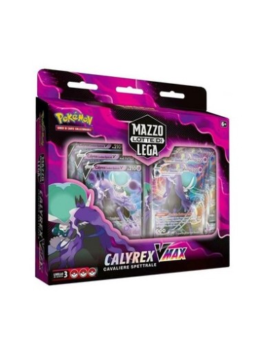 POKEMON CALYREX V MAX CAVALIERE SPETTRALE LEAGUE BATTLE