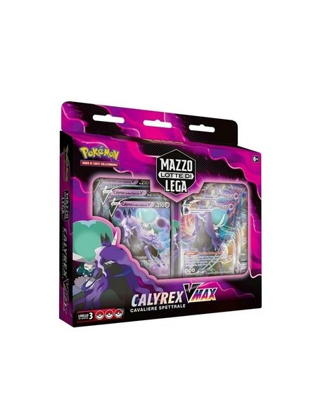 POKEMON CALYREX V MAX CAVALIERE SPETTRALE LEAGUE BATTLE